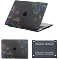 thumbnail image 1 of Gradient Case for MacBook 12 inch 2017 2016 2015 A1534 with Retina Display,Matte Frosted Plastic Laptop Hard Shell Case Protective Cover for MacBook 12" A1534,Flowers, 1 of 7