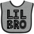 thumbnail image 3 of Inktastic Little Brother Lil Bro Boys Boys Baby Bib, 3 of 4