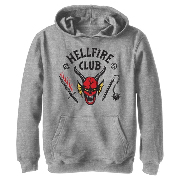 Boys Stranger Things Welcome to the Hellfire Club Lightweight Hoodie