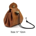 thumbnail image 4 of Bolsa De Dados Bolsa de dados de cuero PU con monedero con cordón, accesorios para juegos de rol, regalos, 4 of 5