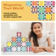 thumbnail image 4 of PicassoTiles Window & Door Clip-On Magnetic Blocks, Magnet Tiles Construction Toy Set, STEM Educational Learning Kit, Stacking Blocks for Kids Ages 3+, 4 of 13