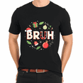 thumbnail image 3 of Bruh Funny Christmas Red Plaid Xmas T-Shirt for Adults Men and Women, 3 of 4