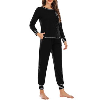 Lu's Chic Women's 2-Piece Pajama Set - Sleeveless Tank & Shorts, Cotton Blend, Plus Size Sleepwear