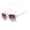 Silver frame gradient color, variant on Adult Sunglasses UV400 Protection Square PC Frame and Lens Driving Outdoor Fashion Spectacles For Everyday Use