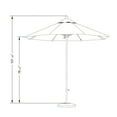 thumbnail image 4 of California Umbrella 9 ft. Steel and Fiberglass Double Vent Pacifica Market Umbrella, 4 of 4