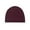 Wine, variant on Winter Knitted Hat with Ear for Thermal in Extreme Cold Weather Conditions Coffee One Size