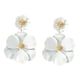 thumbnail image 5 of Pendientes colgantes de flores, pendientes de pétalos florales, pendientes colgantes para vacaciones, mujeres, niñas, joyería del día de San Valentín,, 5 of 8