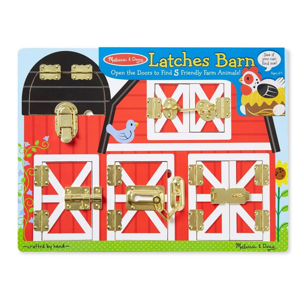 Melissa & Doug Latches & Skills Barn