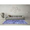 thumbnail image 3 of Ahgly Company Indoor Rectangle Oriental Blue Modern Area Rugs, 7' x 9', 3 of 4