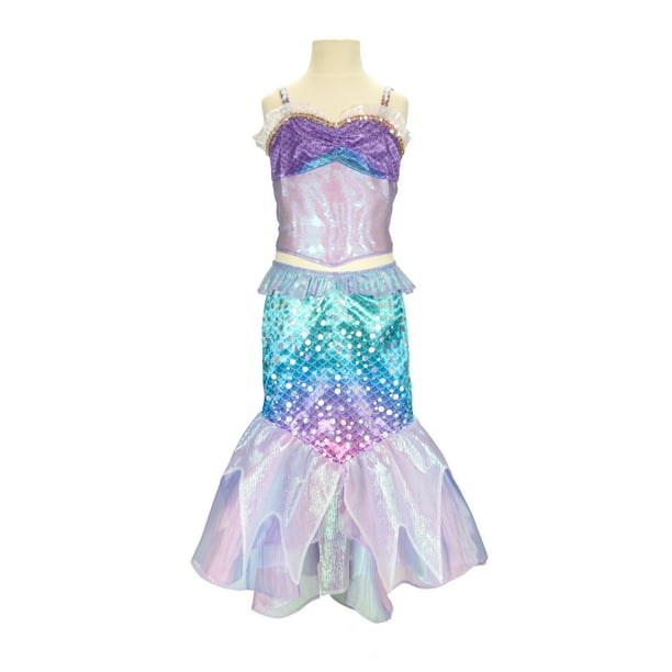 Disney's Little Mermaid Ariel Two Piece Mermaid Deluxe Fashion Dress