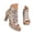 A-Beige272, variant on Womens Block Heel Sandals Glam Rhinestone Butterfly Cage Cutout Back Zipper Open Toe Sandals Summer Evening Party Event Sandals
