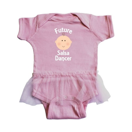 Future Salsa Dancer Gift Infant Tutu Bodysuit