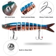 thumbnail image 5 of Goture Bass Fishing Lures, Jointed Swimbaits for Bass Fishing, Fast/Slow Sinking Swimming Bait, Topwater Fishing Lures for Freshwater Saltwater, Segment Swimming Lures, Bass Lures Kit with Tackle Box, 5 of 6