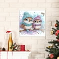 thumbnail image 2 of 5D DIY diamond painting kit, hat bird special shape diamond canvas, namely can reduce stress and relax, but also can be used for home wall decoration, 2 of 7
