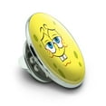 thumbnail image 2 of SpongeBob Confident Face Metal 0.75" Lapel Hat Pin Tie Tack Pinback, 2 of 6