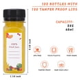 thumbnail image 3 of Botellas de jugo de plástico OBKJJ 2 oz/60 ml (150 unidades) con tapas, 3 of 6
