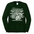 thumbnail image 2 of Wild Bobby, Greaser Outlaw Hot Rod Gambling Mechanic Pop Culture Mens Long Sleeve Shirt, Forest Green, X-Large, 2 of 3
