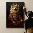 thumbnail image 4 of Finnish Lapphund Art - Dog Art - Gift for Men, Women & Animal Lover - Canvas Master Aristocratic Dog Canvas - Renaissance Print- Funny Decor for Living Room, Bedroom or Kid's Room, 4 of 4