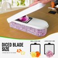 thumbnail image 3 of Picadora de verduras 4 en 1 multifuncional Food Slicer LHS, color blanco, 3 of 6