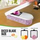 thumbnail image 3 of Picadora de verduras 4 en 1 multifuncional Food Slicer LHS, color blanco, 3 of 6