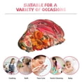 thumbnail image 6 of KLL Vibrant Floral Collage Portrait Pattern Shower Cap & Bath Cap for Women,Reversible Oversized Waterproof Shower Caps for all Hair Lengths,Elastic Reusable Bathing Hair Cap, 6 of 6