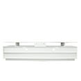 thumbnail image 4 of Modern White TV Stand, 20 Colors LED TV Stand w/Remote Control Lights, 4 of 4