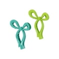 thumbnail image 3 of No Boundaries Plastic Bow Hair Claw Clip Set, 2-Piece, Women's, 3 of 3
