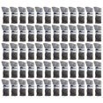 thumbnail image 3 of Yacht & Smith Wholesale Bulk Cotton Diabetic Crew And Ankle Socks, Loose Fit Top Non-Binding Medical Socks, 3 of 4