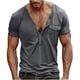 thumbnail image 1 of pstuiky camisetas de hombre, Blusas y camisas casuales de cuello redondo y manga corta de color liso para hombre ropa de hombre l, 1 of 5
