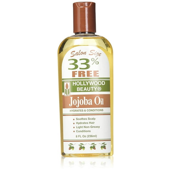 Hollywood Beauty Jojoba Hair Oil 8 Oz.