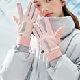 thumbnail image 4 of Transemion Non-displacement Cycling Gloves Warm And Waterproof Suitable For Winter Outdoor Activities pink, 4 of 6