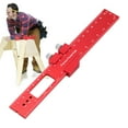 thumbnail image 5 of Woodworking Ruler, Pocket Metal Slide Stop Marking Ruler, Measuring Tools and Scribing Rulers, Square Ruler for Marking and Measuring, 5 of 9