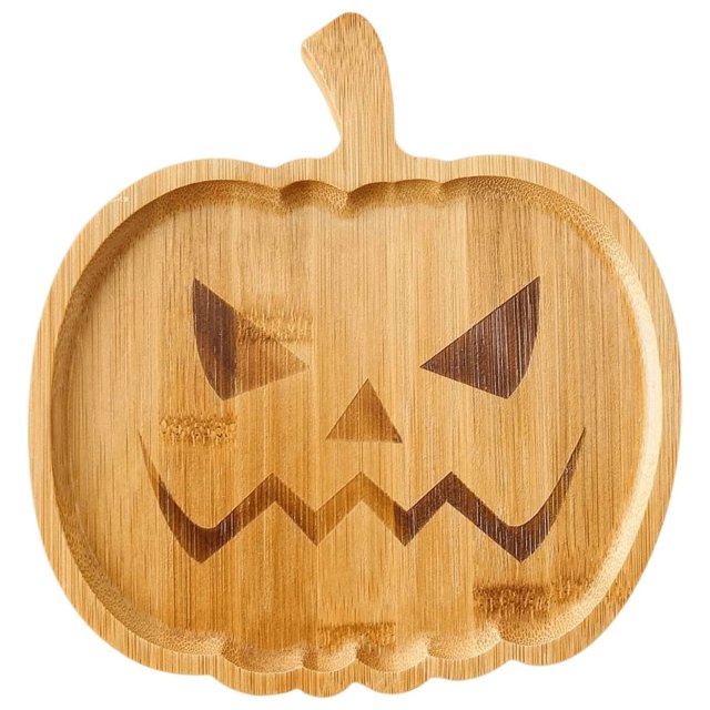 Halloween Pumpkin Plate Ghost Tray Cheese 1pc Creative Fruit Snack Appetizer Party Home Decor
