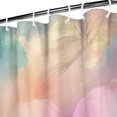 thumbnail image 3 of Colorful Cloud Star Tie Dye Pattern Shower Curtain 36"x72" ,Bathroom Decorative Shower Curtains Set with 12 Hooks,Modern Waterproof Washable Shower Curtain, 3 of 6