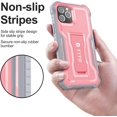 thumbnail image 4 of FITO For iPhone 12/iPhone 12 Case, Phone Case with Screen Protector and Kickstand (Pink), 4 of 7