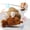 orange, variant on Rechargeable Interactive Dog Toy Motion Activated Vibrating Bouncing Jump Ball Bit Resistant Squeaky Wiggle Plush Toy