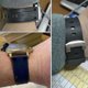 thumbnail image 2 of Correa de reloj con hebilla de mariposa, repuesto de correa de silicona para reloj, herramientas de correa Panerai, hebilla de acero, 2 of 3