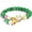 Green, variant on Lucky Cat Bracelet Feng Shui Good Luck Jewelry for Women, Wealth & Fortune Protection - Natural Green Gemstone Crystal Bracelets