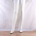 thumbnail image 2 of iHPH7 Thigh High Leg Warmers, Long Leg Warmers, Knit Leg Warmers, Footless Socks for Women, Over Knee High Footless Boot Stockings, White One Size, 2 of 6