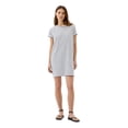 thumbnail image 1 of Camiseta holgada con bolsillo Dress GAP a rayas blancas y azul marino, 1 of 5