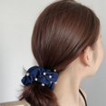 thumbnail image 4 of Coofit 10pcs cheveux scrunchy mode fausses perles attache de cheveux bande queue de cheval titulaire pour les femmes, 4 of 9