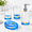 4-piece-Duck, variant on 4 Piece Liquid 4d Floating Motion Bathroom Vanity Accessory Set Garden Botanic Green Toothbrush Holder Tumbler Soap Dispenser Dis