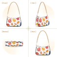 thumbnail image 7 of FORMRS Womens Shoulder Bag with Chain Strap Clutch Purse Cute Tote Handbag, Blue Leaves, 7 of 7