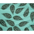 thumbnail image 5 of oneOone Polyester Spandex Turquoise Blue Fabric Leaves Sewing Material Print Fabric By The Yard 56 Inch Wide, 5 of 6