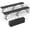Black, variant on 6 Foot Folding Bench, Portable Plastic Folding Bench Seat, Foldable Seat for Indoor Outdoor Picnic Camping Dining, Soccer Garden Multipurpose Entertaining Activities,