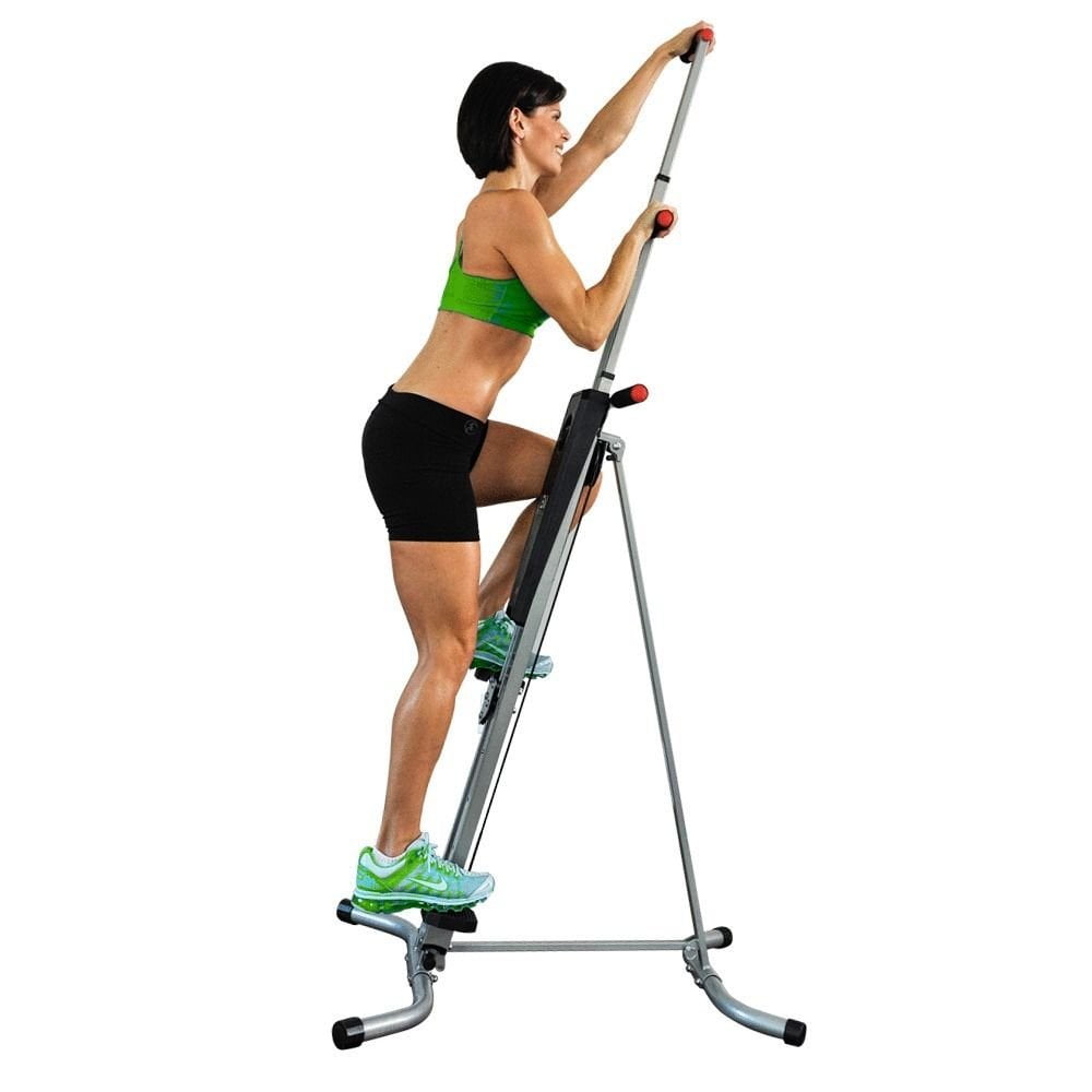 Stepper D'escalier Pliable – Monte-escalier Vertical Pour Exercice à La Maison, Vélo D'exercice Cardio, équipement D'entraînement Complet Avec Guidon Et Pédales Réglables Pour Homme Et Femme