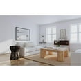 thumbnail image 2 of Bowery Hill Contemporary Square Cocktail Table in Brown Wood, 2 of 4