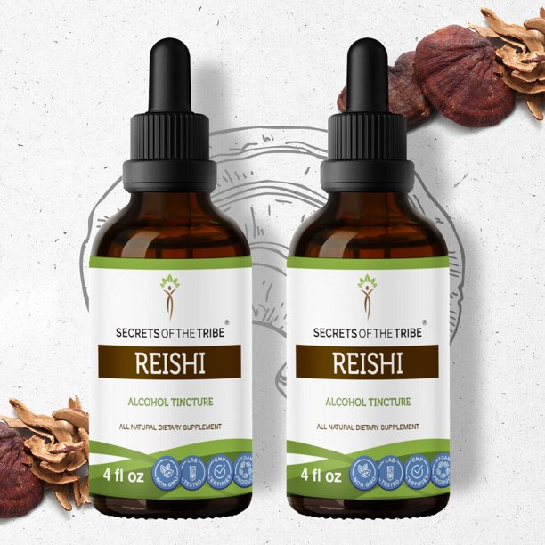Reishi Tincture Alcohol Extract, Organic Reishi Mushroom Ganoderma