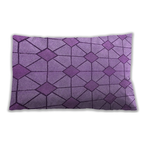 Ahgly Company Indoor Rectangular Contemporary Lumbar Throw Pillow, 13 inch by 19 inch