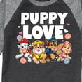 thumbnail image 3 of Paw Patrol - Puppy Luv - Toddler And Youth Raglan Graphic T-Shirt, 3 of 5
